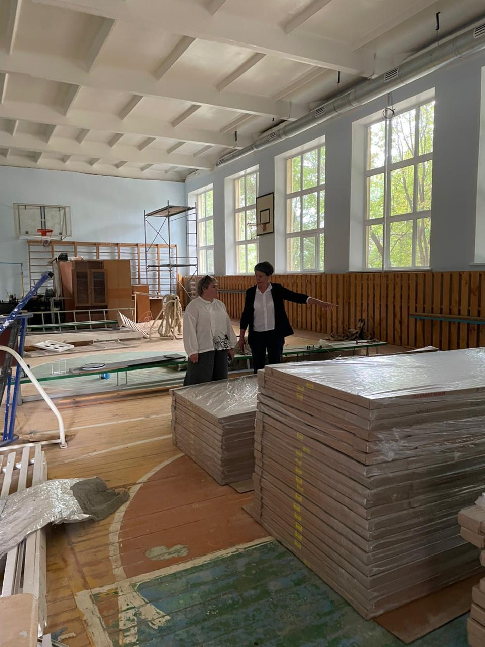 Продолжаются ремонтные работы в Лицее с кадетскими классами имени Г.С. Шпагина.