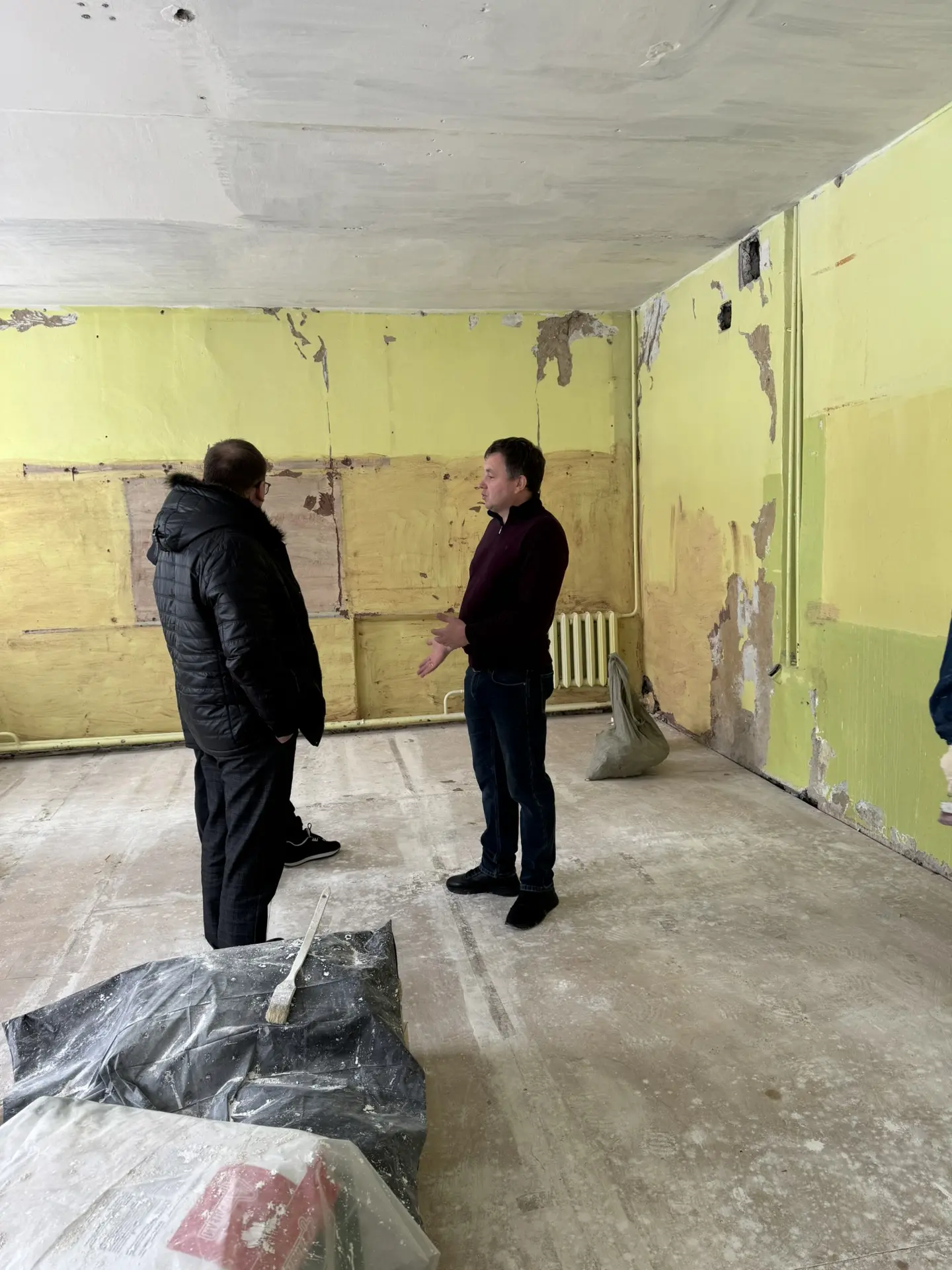 Начался частичный капитальный ремонт начальной школы гимназии.