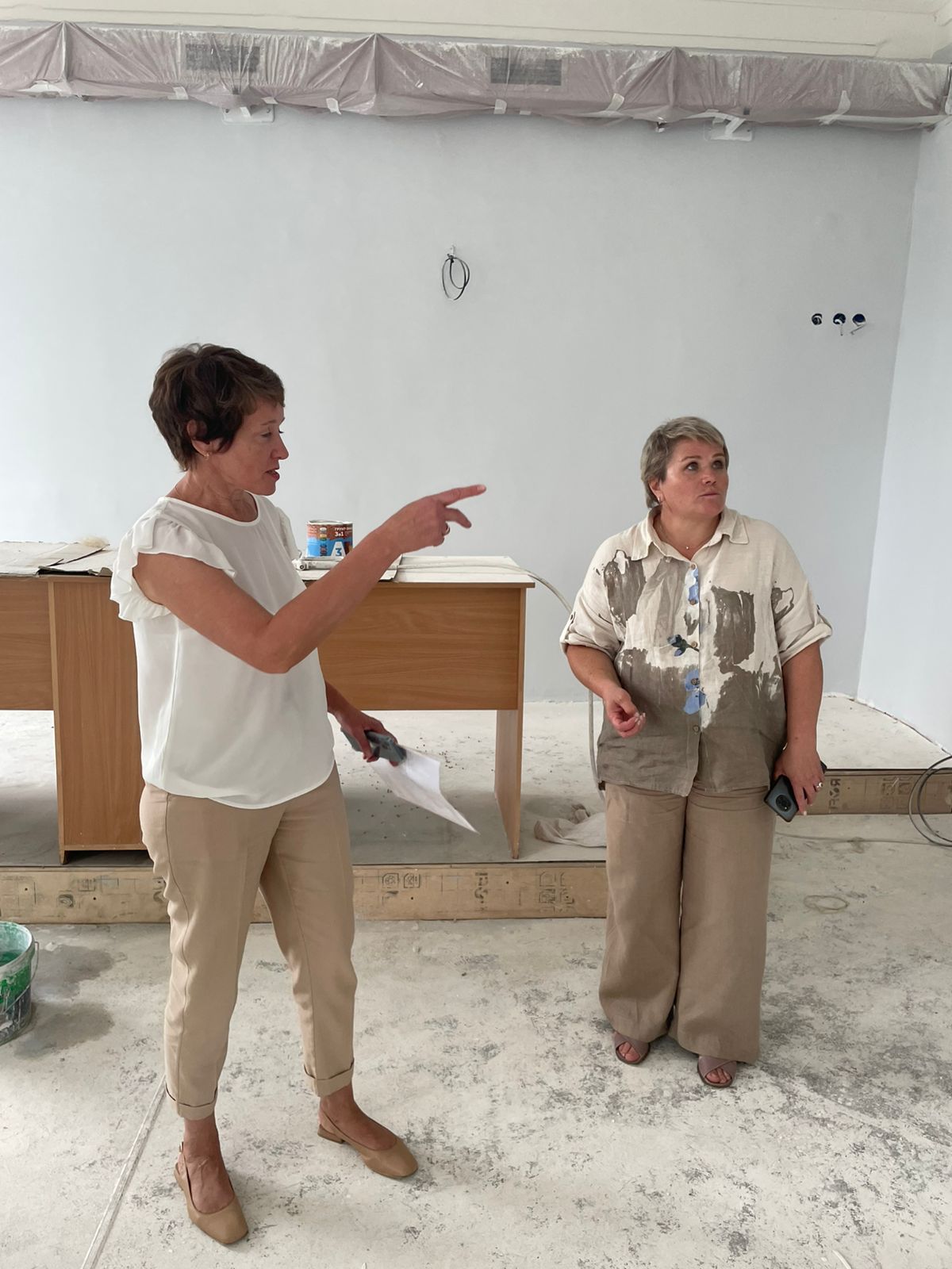 В Лицее с кадетскими классами имени Г.С. Шпагина полным ходом идут масштабные ремонтные работы..