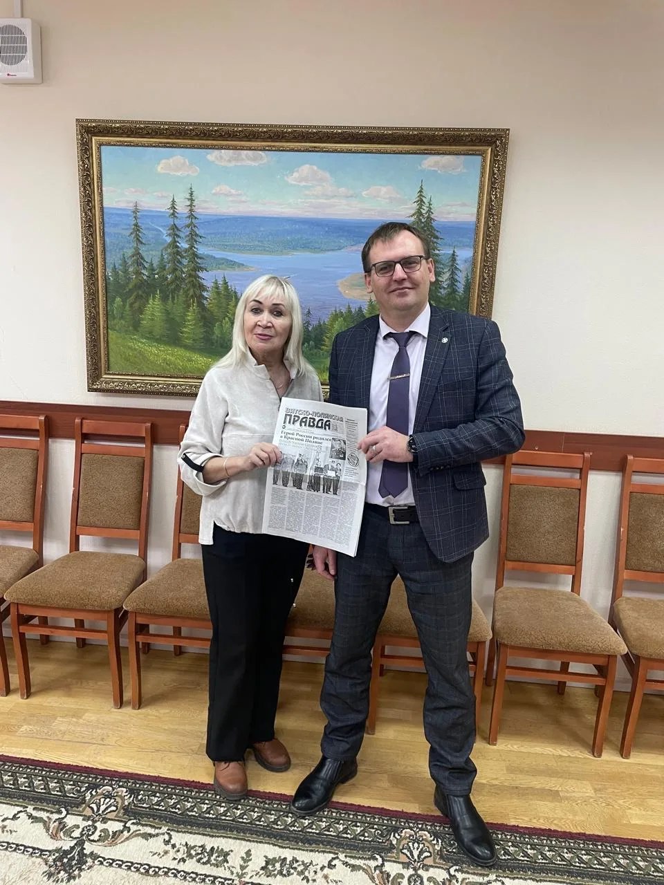 Оформили подписку на газету «Вятско-Полянская правда».